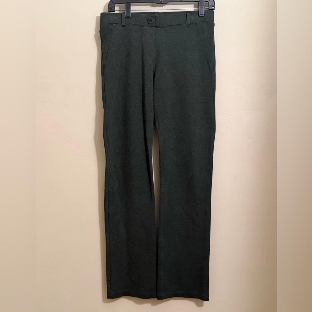 Betabrand Green Dress Pant Yoga Pants Straight Leg Women’s S